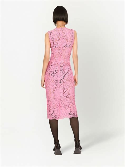 dolce gabbana floral lace midi dress|dolce gabbana floral lace mini dress.